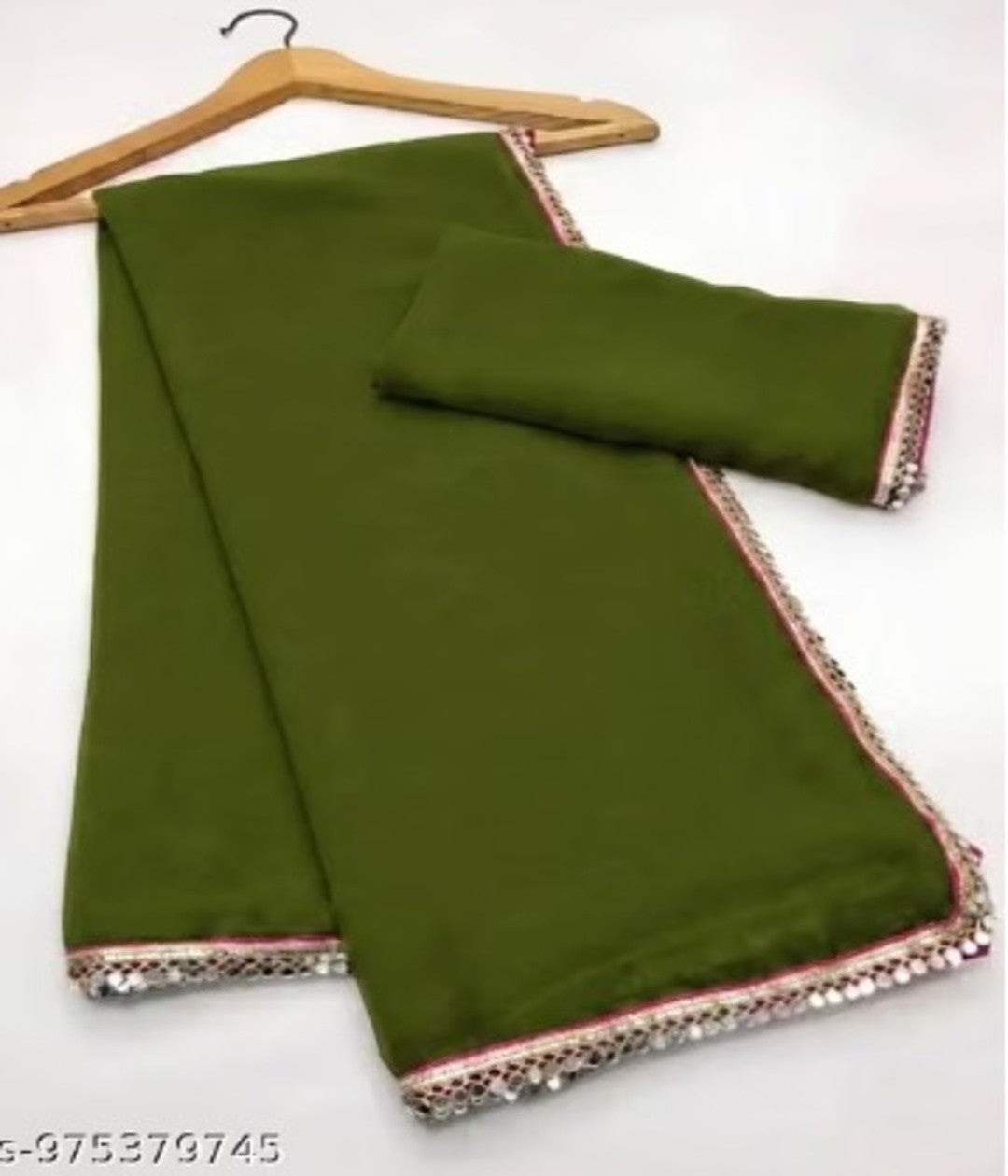 Mahendi Elegance Embellished Saree
